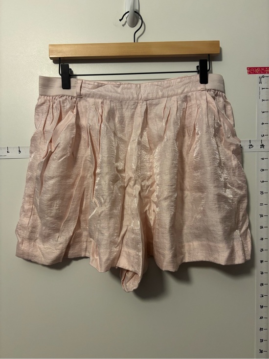 Club Monaco Pants - Club Monaco Women’s Pale Pink Pleated Shorts size 10